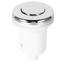 Pneumatic Air Switch with 32mm Stainless Steel Air Push Button for Hot Tub Spa and Whirlpool Pump