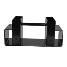 HeavyDuty Steel Firewood Rack for Indoor and Outdoor Fireplace Log Storage
