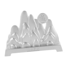 Mountain Figurines Mountain Statues Sculpture-silver mountain