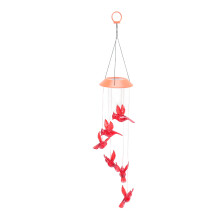 Solar Wind Chime Light with Colourful Gradient LEDs