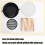 Efficient Combustion Wrought Iron BBQ Barbecue with Wood Base 5