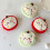 Miniature Plush Apples Design Holder Storage Pouch For-Green 2
