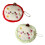 Miniature Plush Apples Design Holder Storage Pouch For-Green 3