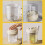 Portable 380ml Leakproof Ice Maker Water Bottle-Orange 1 3