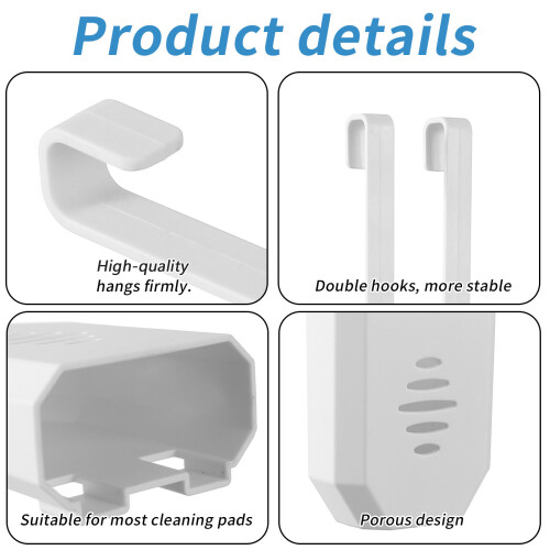 2 Pieces Toilet tanks Cleaner Tablet-White Plastic version 1