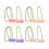Embrasses de rideaux décoratives, rétro, fleurs, boucles-Violet 5