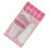 Universals Fit Leather Embroidery Scissors Case For-pink silver 1