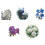Tentures de vitrail 2D en acrylique, paons/fleurs,-5A 2