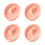 Bagues d'étanchéité de remplacement en Silicone, 4-rose clair 1