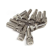 Pressure Misting Nozzles 6mm Quick Plug Copper for Garden Greenhouse Cooling Dust Control