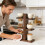 Practical Wooden Kitchen Shelf 3 Layer Storage Unit For 2