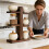 Practical Wooden Kitchen Shelf 3 Layer Storage Unit For 6