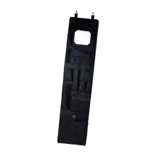 Locker Organizer with Mirror, Slim Hanging Closet Storage, Durable Polyester for School or Gym