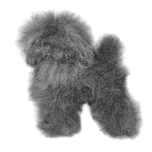 Synthetic Fiber Hair Body Model For Dog-Gray Poodle hair