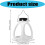 Solar Light Hanging Bird Feeder Heavy Duty Plastic Design Crown 3