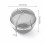 Boule d'infuseur polyvalente en acier antirouille 304, pour 3