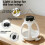 Solar Light Hanging Bird Feeder Heavy Duty Plastic Design Crown 7