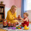 Veritable Russian Stacking Dolls Colorful Sunflowers Designs 5 5