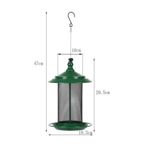 Weerbestendige buitenvogelvoeder, zware metalen constructie, 2