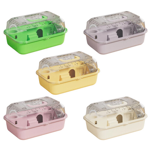Cage à Hamster Portable à Double niveau, pratique, avec-Vert 1