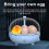 Automatic Egg Incubator with LED Display, 6 Egg Digital Hatcher for Chicken Duck Bird Hatching 5