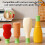 4 Piece Compacts Sauce Squeeze Bottle Cap For Condiment-Blue 5