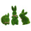 Flocking Bunnies Figurines Spring Rabbit Statues Bunnies-type 2 2