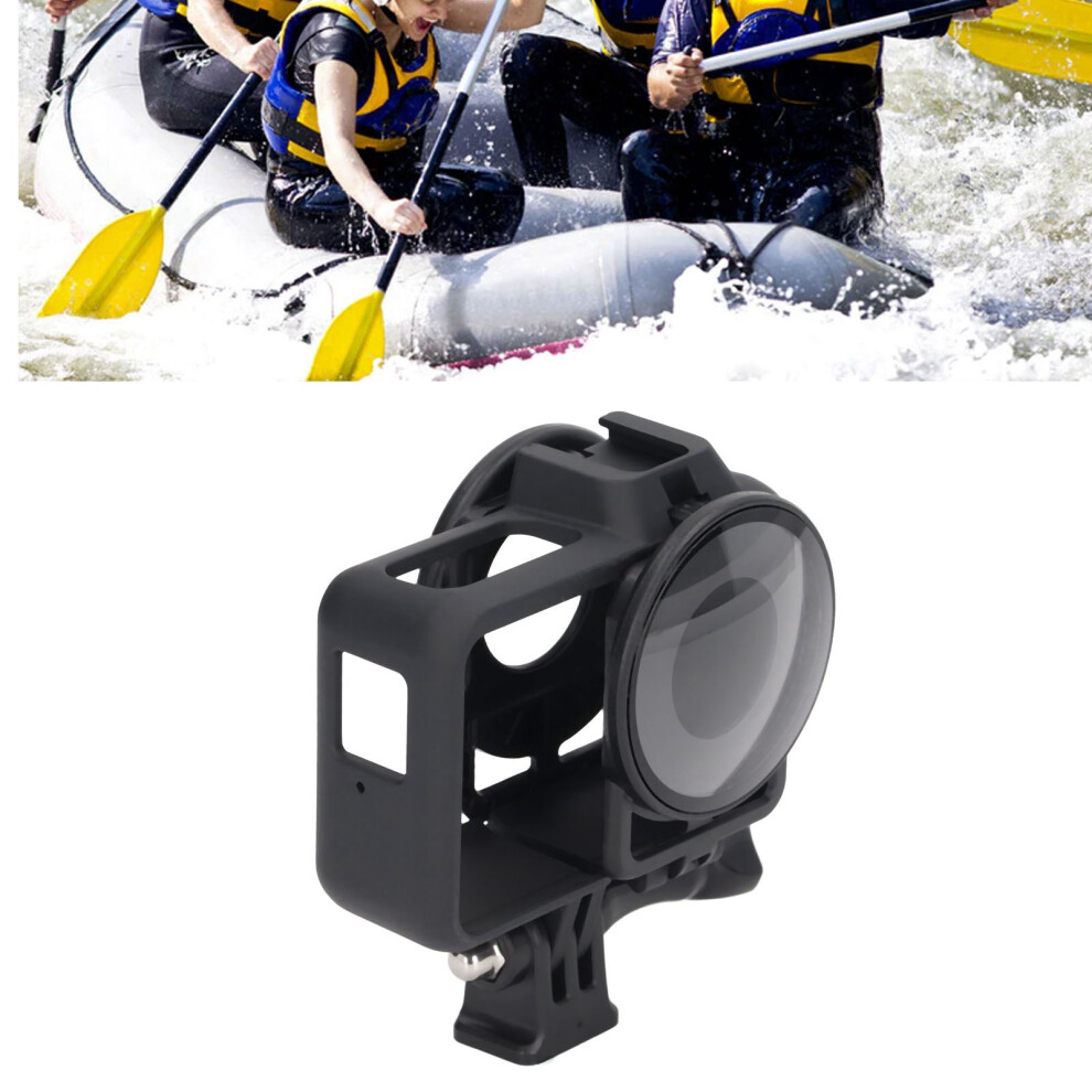 Action Camera Lens Protector Frame For Insta360 One Rs, Abs & Glass 6941390098618