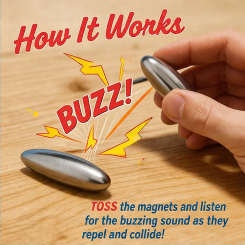 Rattle Magnets 2 Pack Magnetic Fidget Stress Toy 2