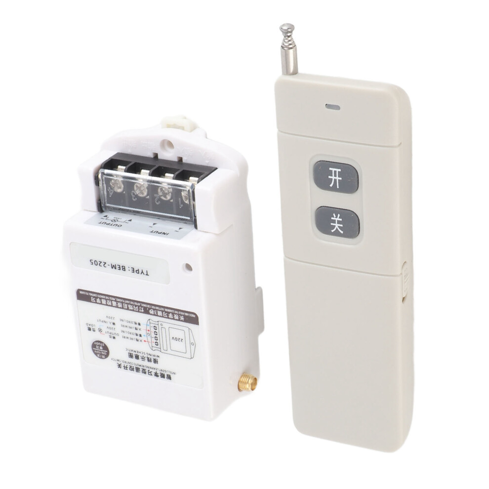 Wireless Remote Switch For 3500W 220V Ac Water Pump & Appliances 4901390099185