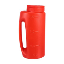Red Plastic Watering Can with Adjustable Flow Control for Indoor Outdoor Garden Plants