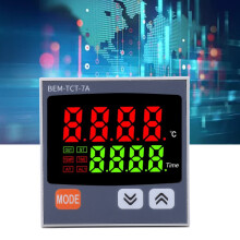 Digitaler Heizpressenthermostat 100-240V, K-Typ, multifunktional mit Zeit- und Temperatureinstellung