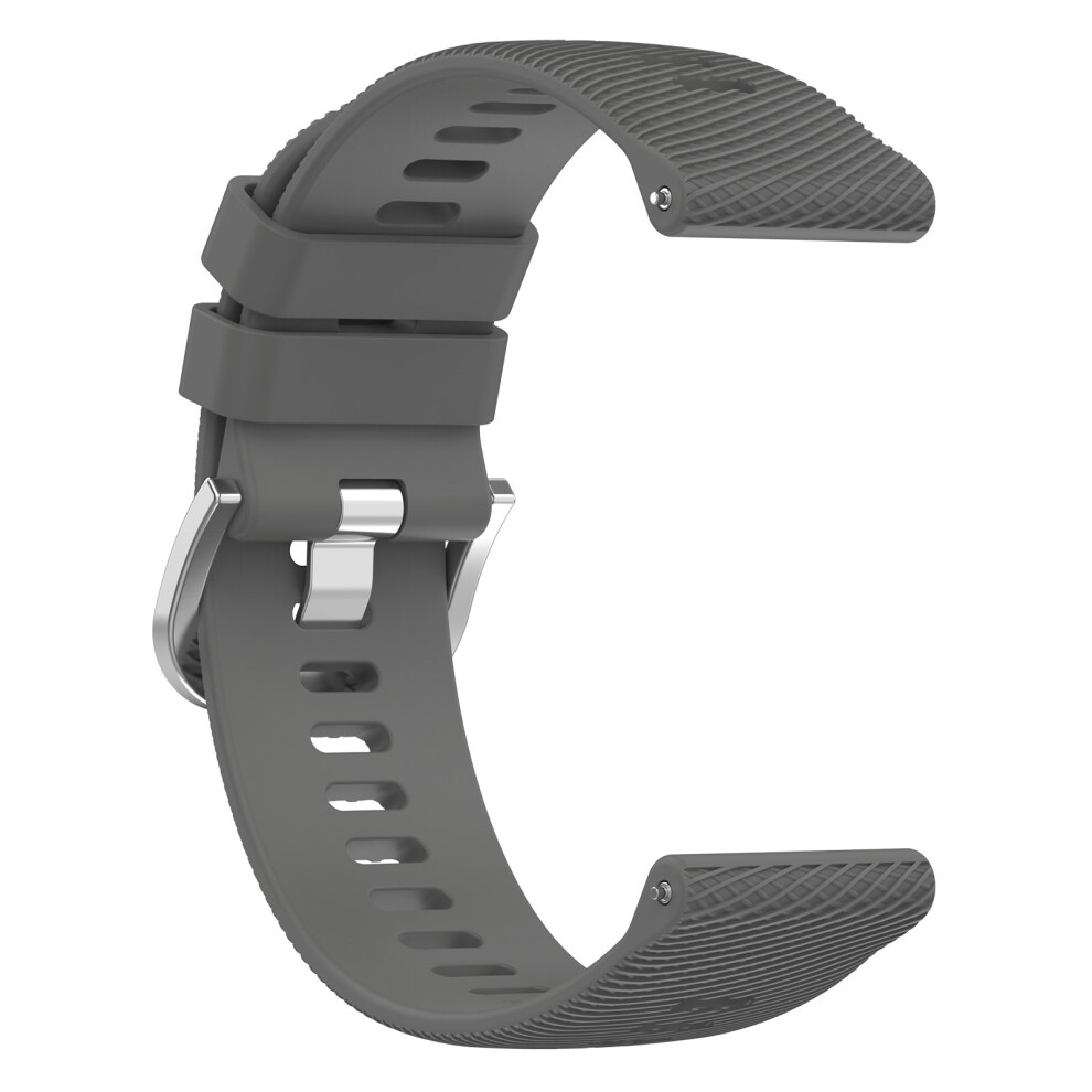 Watchband Silicone Garmin Forerunner 265 / 265 Music / 255 / 255 Music / Venu 2 / Vivoactive 4 Darkgrey 22 Mm 7314280419128