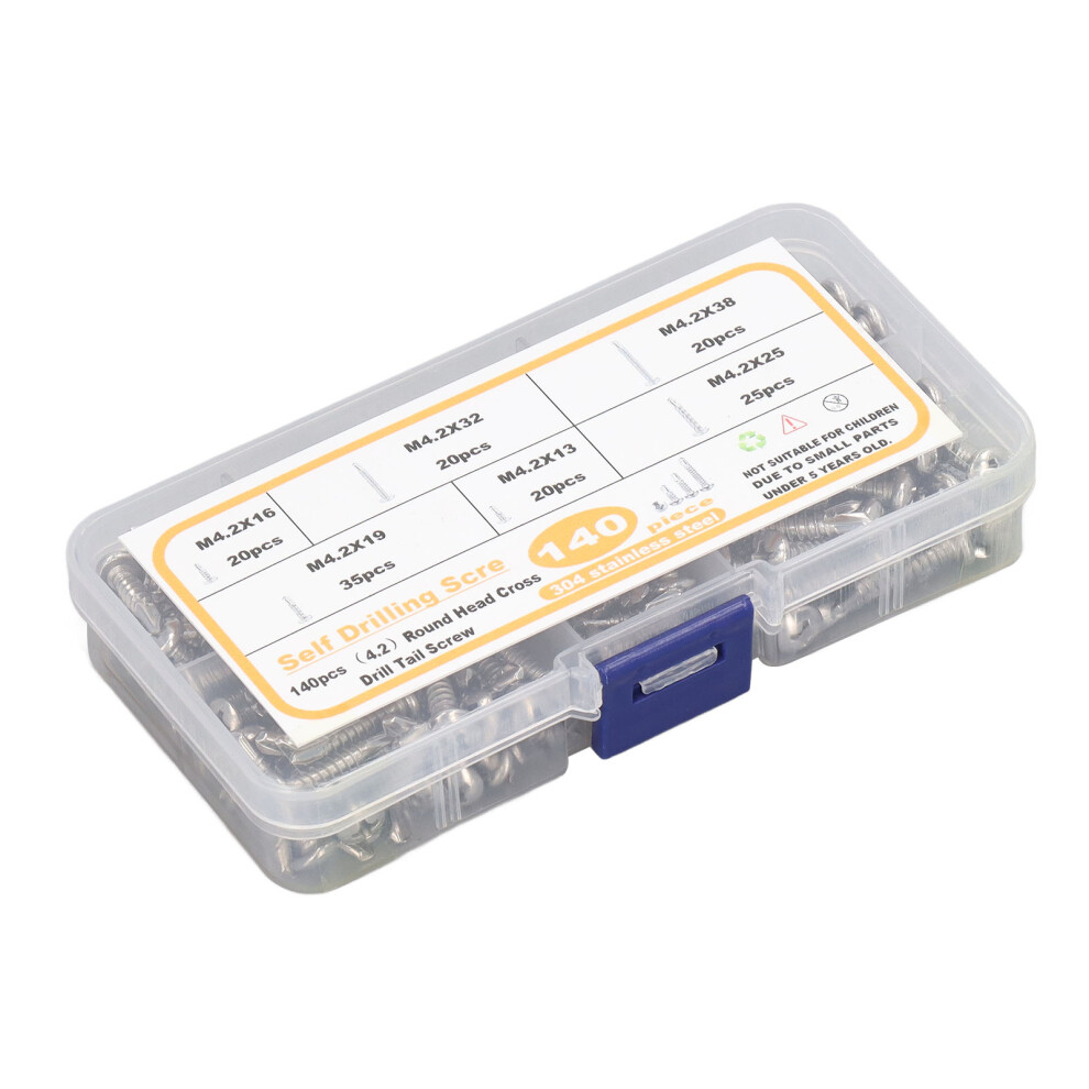 140PCS M4.2 Round Head Screws
