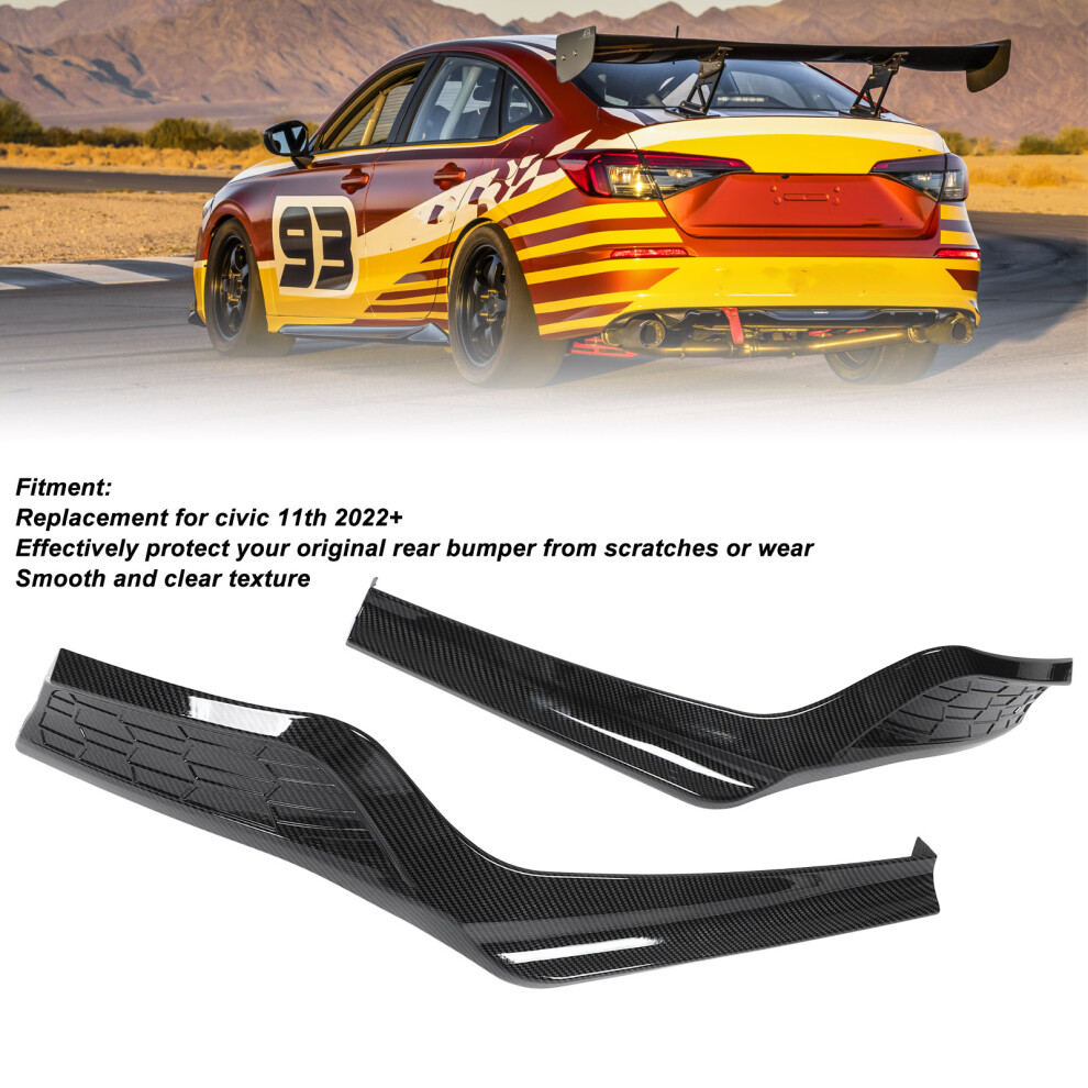 Pair Of Rear Bumper Lips Civic 11Th Gen 7055741982279