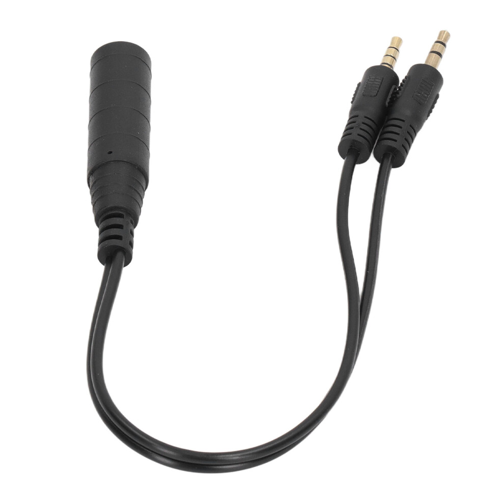 6.35Mm Female To 3.5Mm Trs/Trrs Male Microphone Audio Cable Adapter 9401390099376