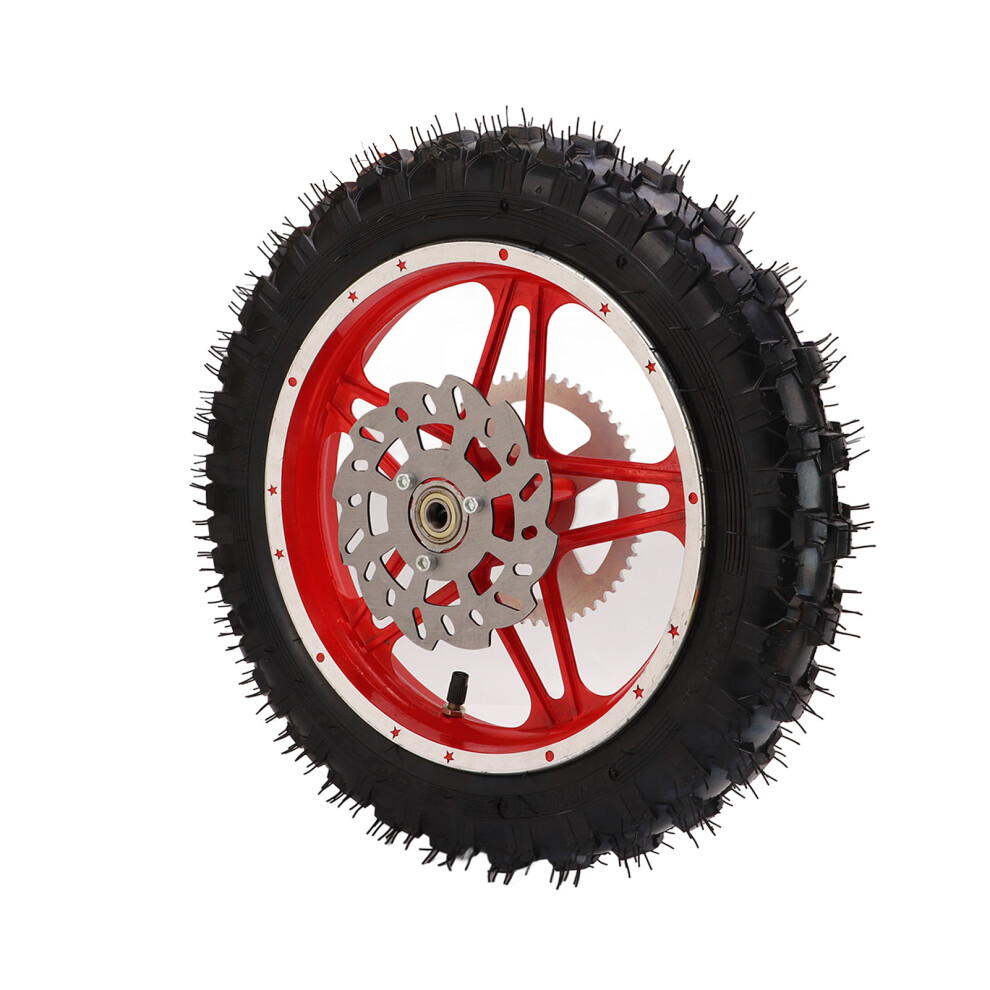 2.5-10In Dirt Bike Rear Wheel Rim Tyre Assembly 7444352737598