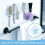Pack of 2 Easy Install Stick On Bathroom Holder No Tools 7