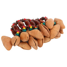 Exquisites handgefertigtes Handglocken-Armband mit Nussschale, stylisches Party-Schmuck