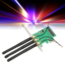Mini PCIE to PCIE Adapter Card for Desktop, 3 Antennas Network Expansion
