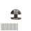 8mm Leather Rivets Kit 100 Sets Hard Alloy Silver Grey Decorative 14