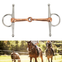 Vollrandtrense für Pferde aus Edelstahl, 125 mm, Outdoor-Reitzubehör