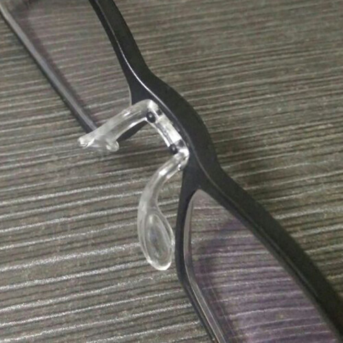 Sela de silicone protetor de nariz em forma de U para óculos pacote com 10 1