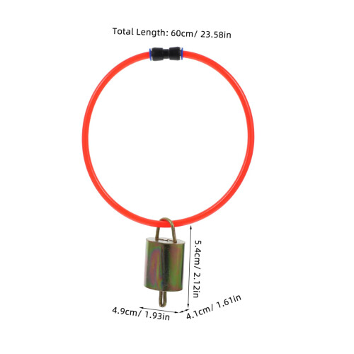 Adjustable Sheep Collar with Copper Bell, Reflective Design and Quick Release for Livestock Tracking 1