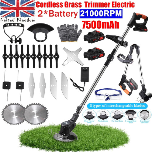Cordless 24V Garden Strimmer Trimmer withBatteries