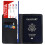 PU Leather Passport Wallet Case, RFID Blocking, 14.2x9.8x1cm 1