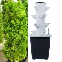 Hydroponic Tower Vertical Grow System with 20 Plant Sites for Faster Growth and Higher Yields