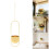 Versatiles Wall Mounted Plant Basket With Hook Iron Wall-White 3