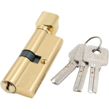 70mm Euro Cylinder Door Lock with 3 Keys, AntiPick and AntiDrill Security, MultiColor Options