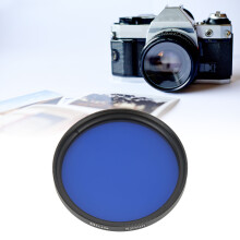 52mm Blauer optischer Glas-Kameralinsefilter für Digitalkameras